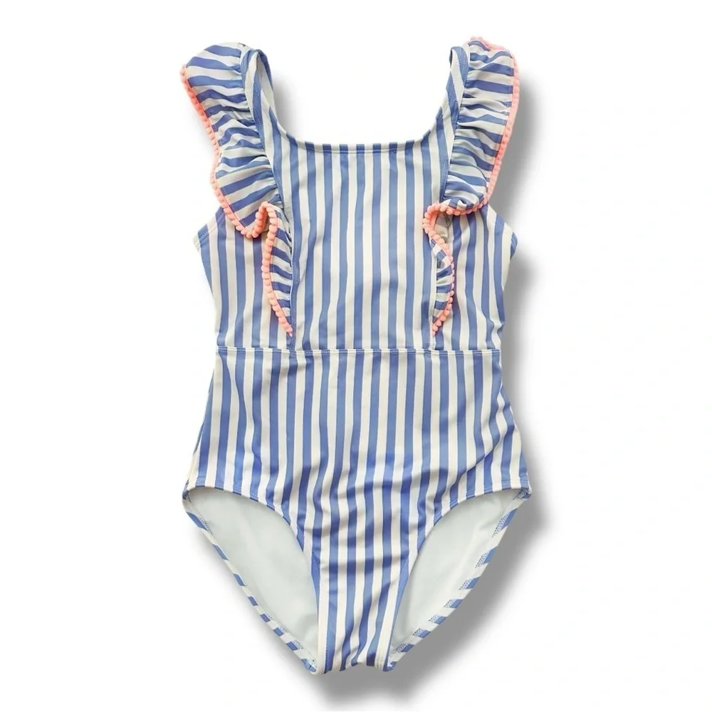 Cat & Jack | Ruffle Shoulder One Piece Suit (L)